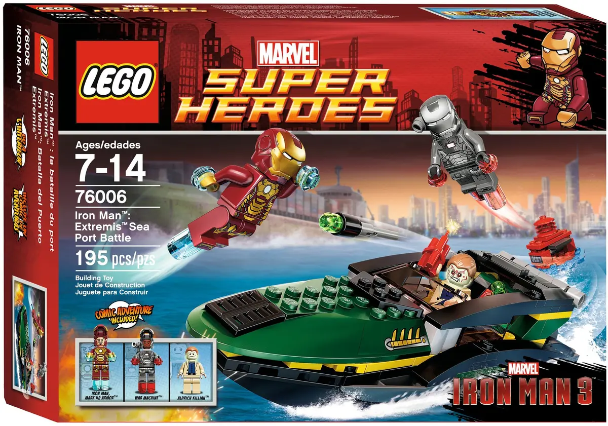 LEGO Marvel Super Heroes 76006 Iron Man: Extremis Sea Port Battle set, image 2