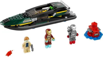 LEGO Marvel Super Heroes 76006 Iron Man: Extremis Sea Port Battle set