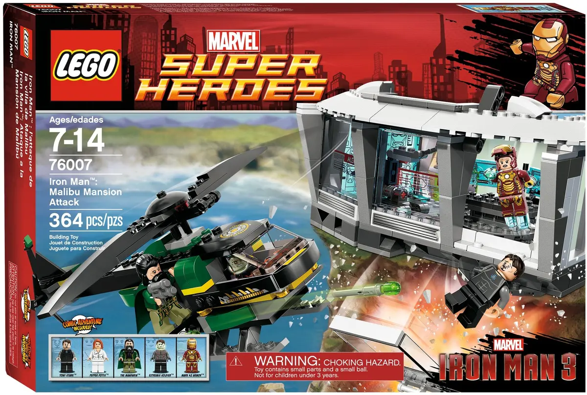 LEGO Marvel Super Heroes 76007 Iron Man: Malibu Mansion Attack set, image 2