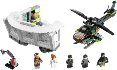 LEGO Marvel Super Heroes 76007 Iron Man: Malibu Mansion Attack set