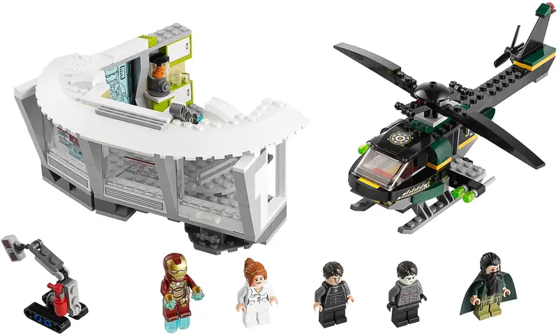 LEGO Marvel Super Heroes 76007 Iron Man: Malibu Mansion Attack set