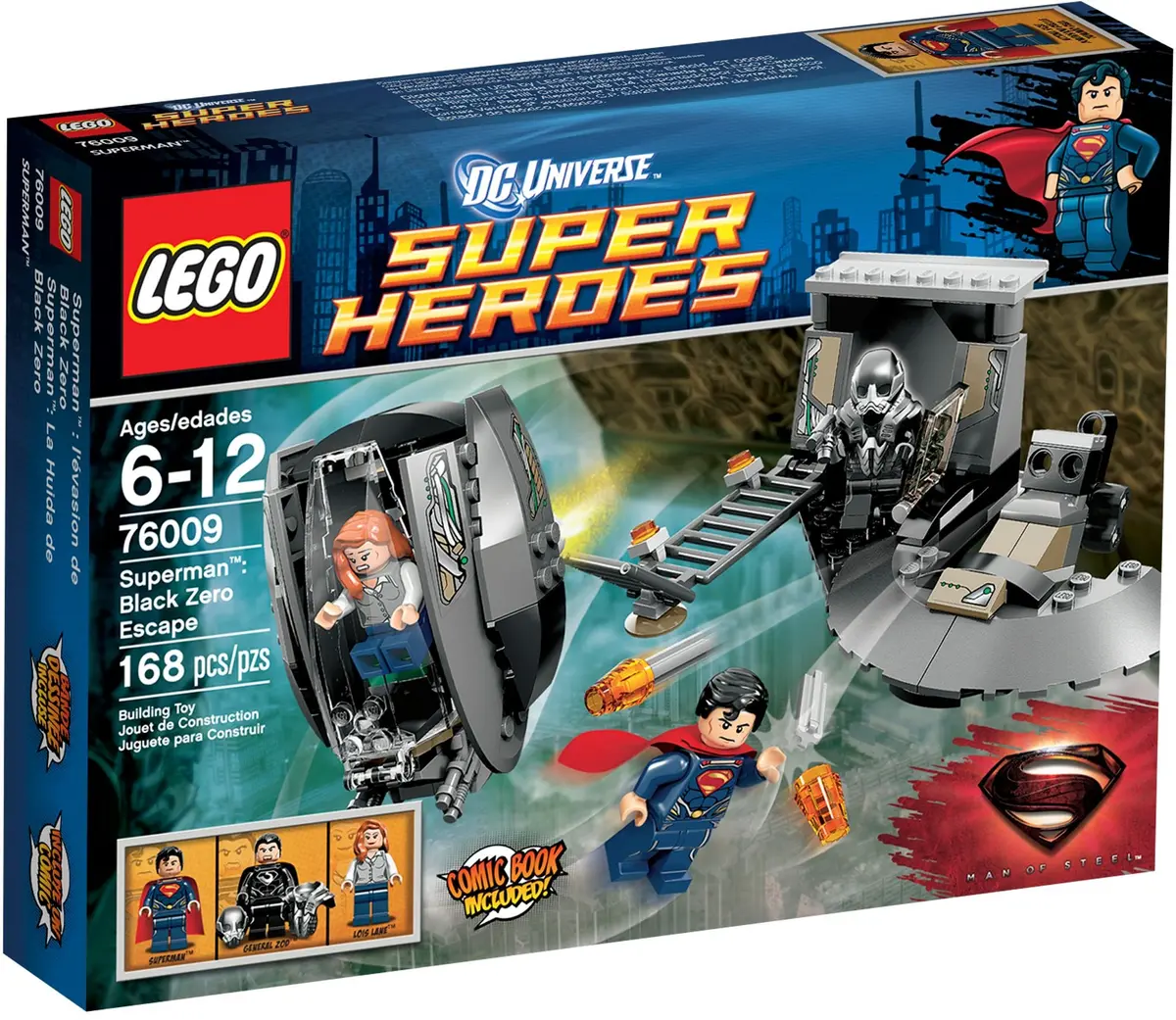 LEGO DC Comics Super Heroes 76009 Superman: Black Zero Escape set, image 2