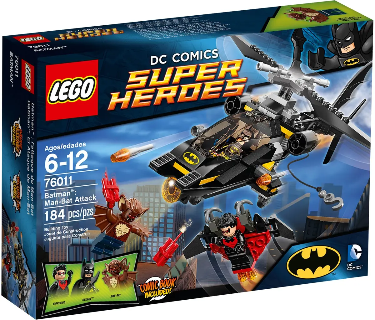 LEGO DC Comics Super Heroes 76011 Batman: Man-Bat Attack set, image 2