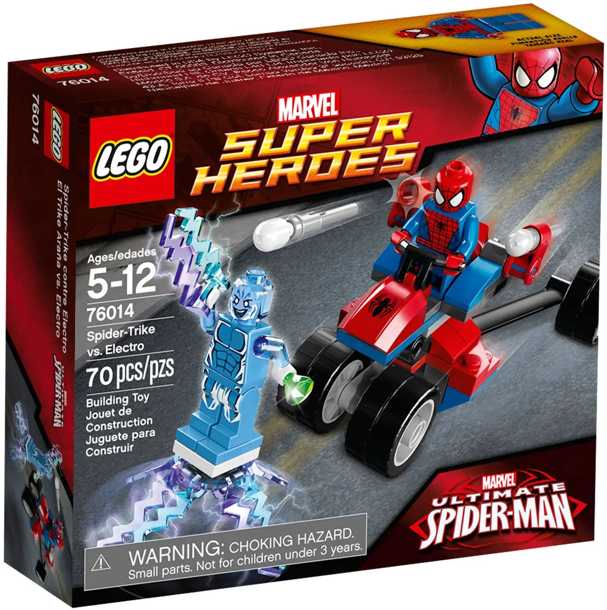 LEGO Marvel Super Heroes 76014 Spider-Trike vs. Electro set, image 2