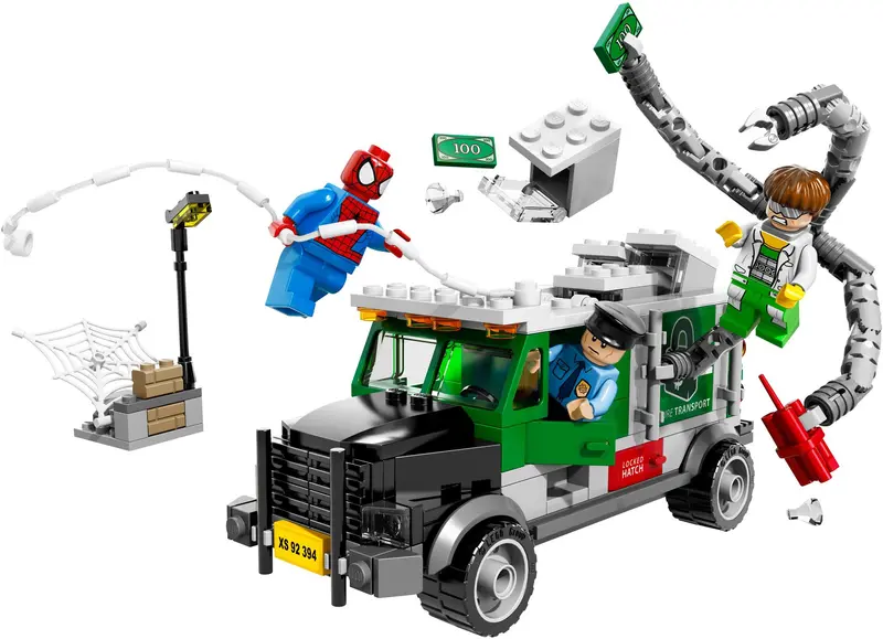 LEGO Marvel Super Heroes 76015 Doc Ock Truck Heist set