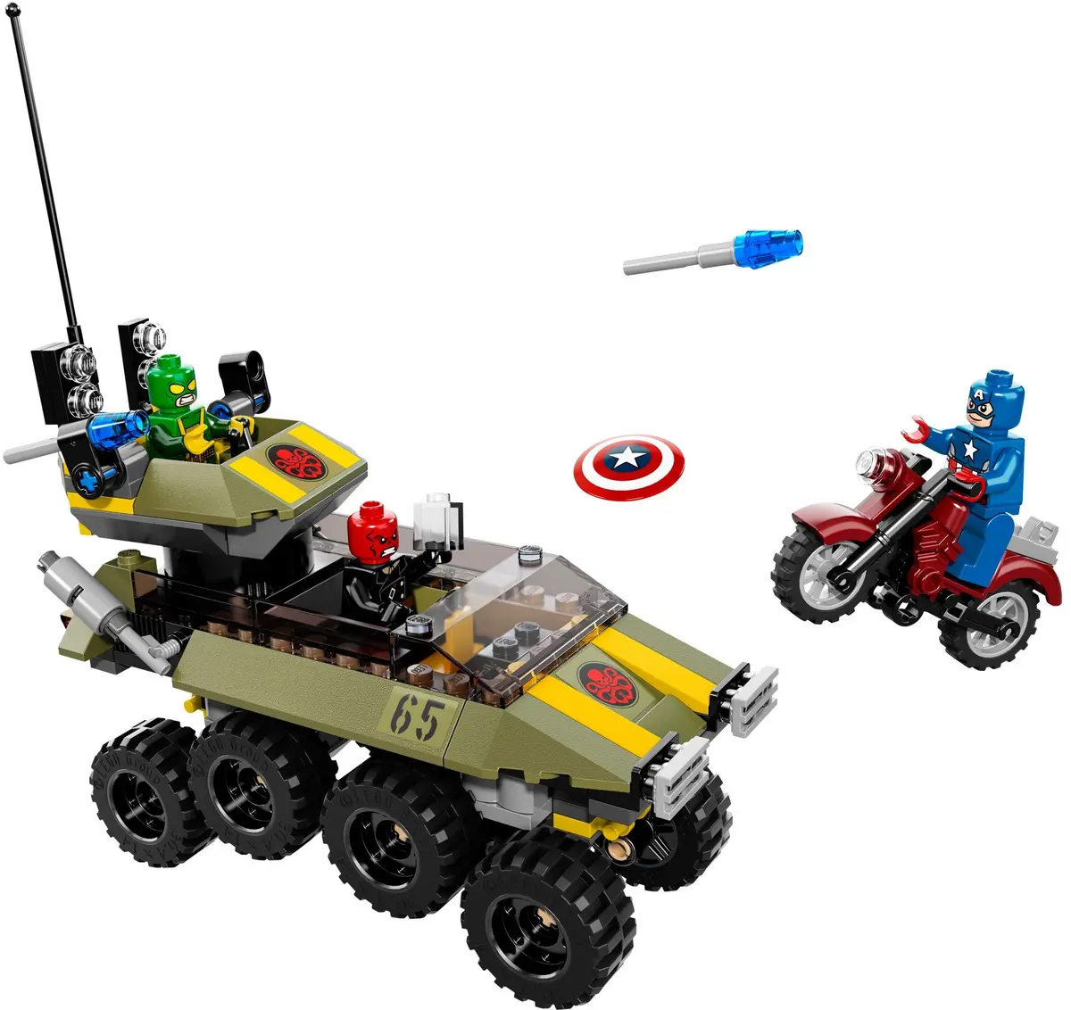 LEGO Marvel Super Heroes 76017 Avengers: Captain America vs. Hydra set