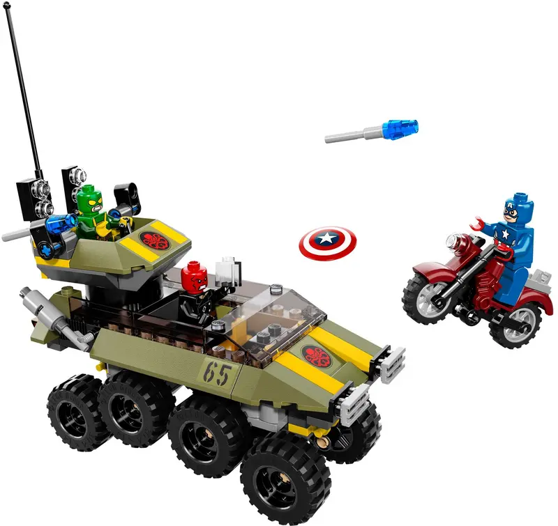 LEGO Marvel Super Heroes 76017 Avengers: Captain America vs. Hydra set
