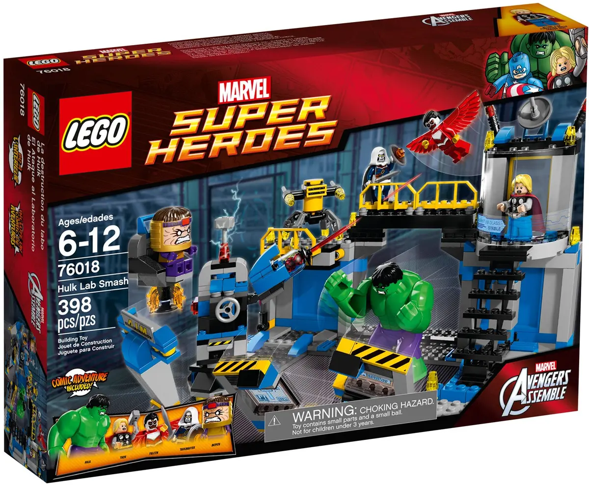 LEGO Marvel Super Heroes 76018 Avengers: Hulk Lab Smash set, image 2