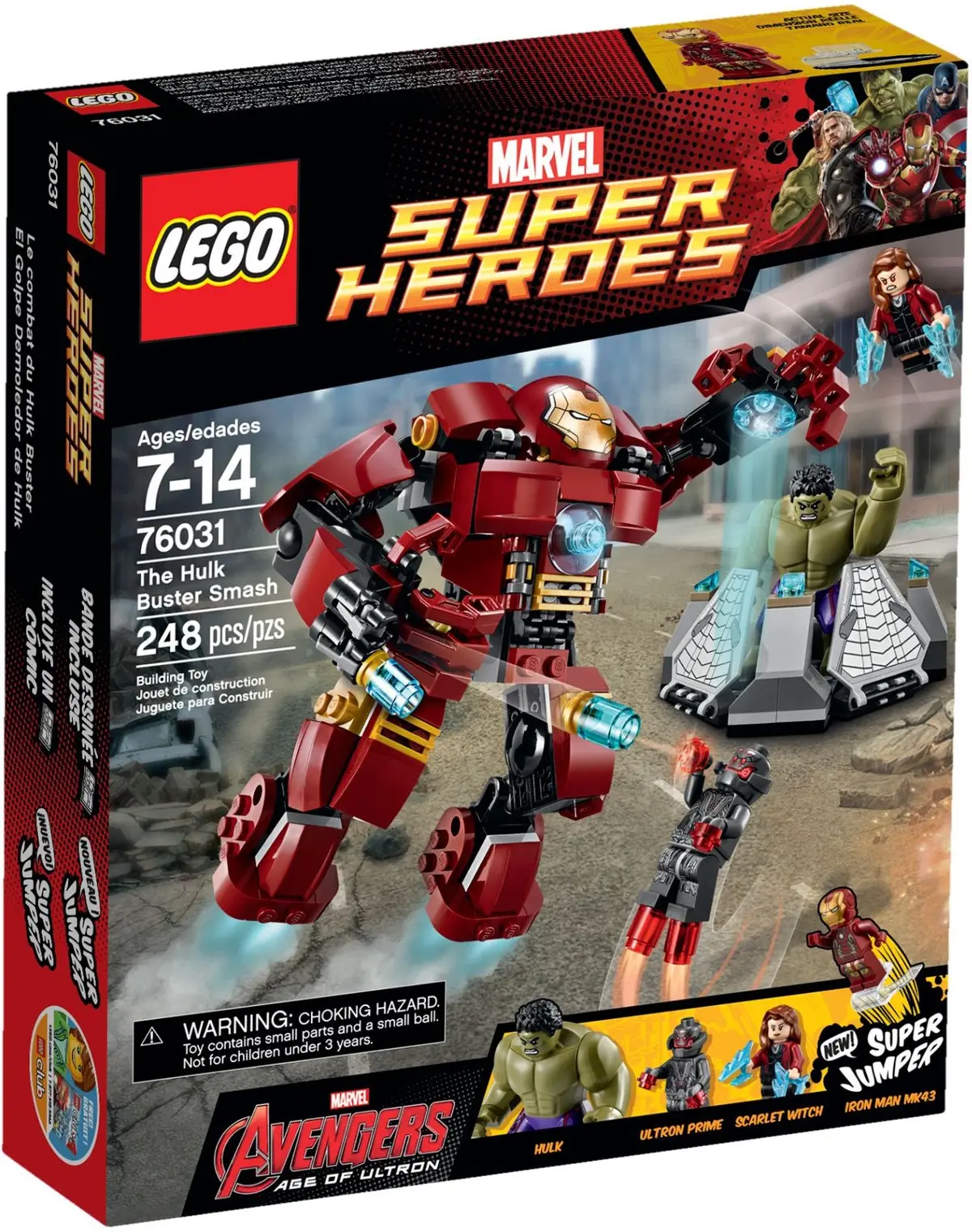 LEGO Marvel Super Heroes 76031 The Hulk Buster Smash set, image 2