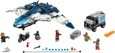 LEGO Marvel Super Heroes 76032 The Avengers Quinjet City Chase set