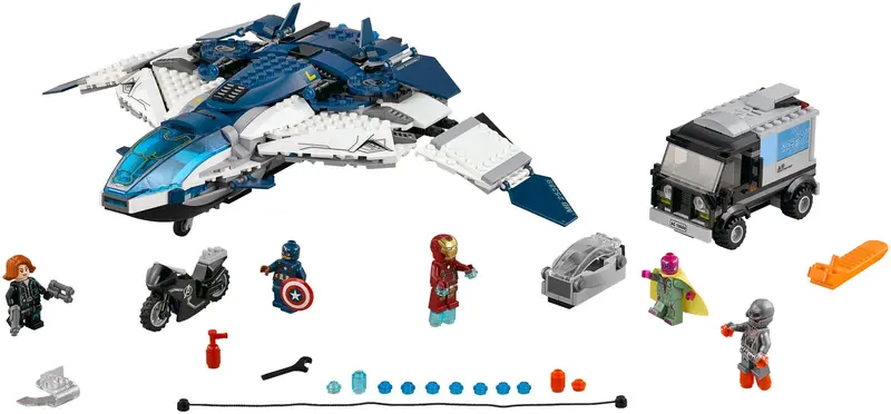 LEGO Marvel Super Heroes 76032 The Avengers Quinjet City Chase set