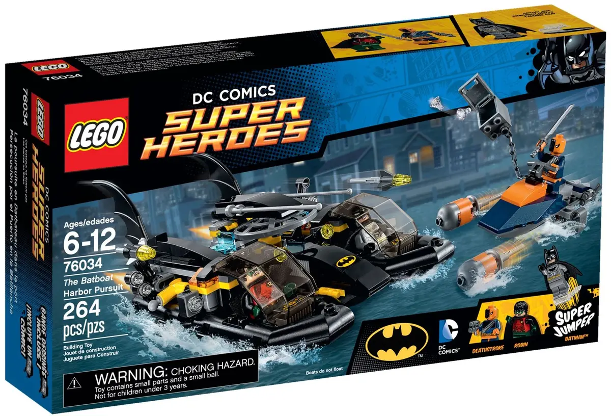 LEGO DC Comics Super Heroes 76034 Batboat Harbour Pursuit set, image 2
