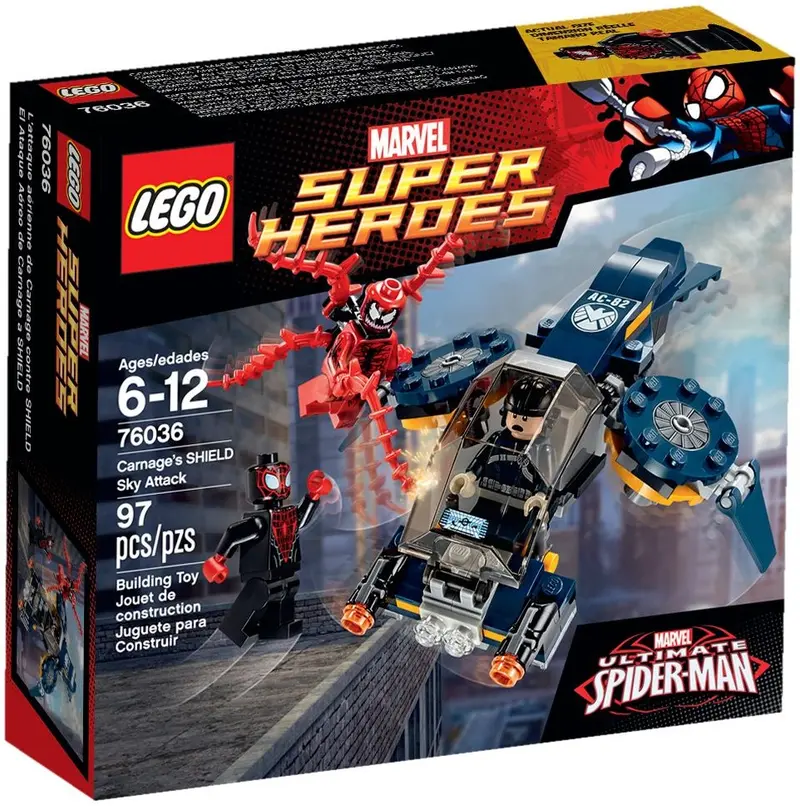 LEGO Marvel Super Heroes 76036 Carnage's SHIELD Sky Attack set, image 2