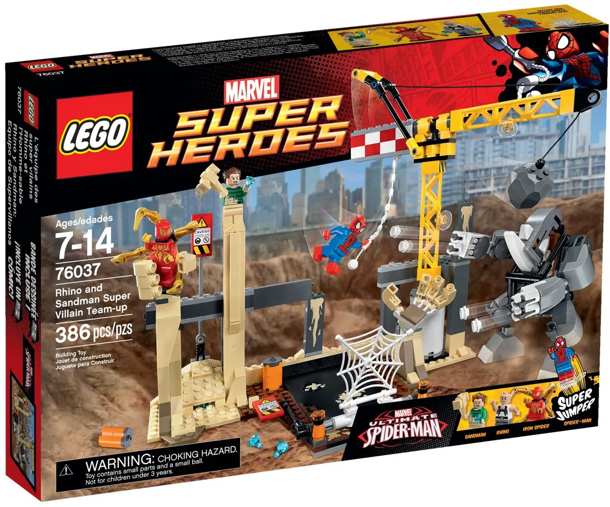 LEGO Marvel Super Heroes 76037 Rhino and Sandman Super Villain Team-up set, image 2