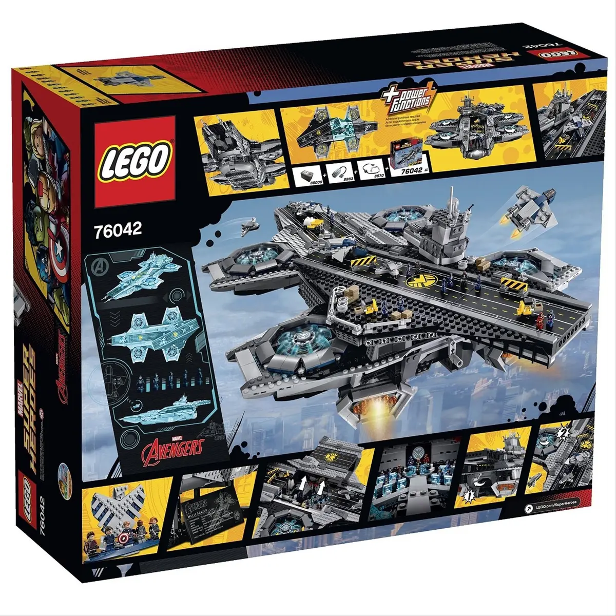 LEGO Marvel Super Heroes 76042 The SHIELD Helicarrier set, image 9