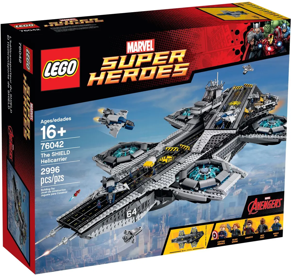 LEGO Marvel Super Heroes 76042 The SHIELD Helicarrier set, image 10