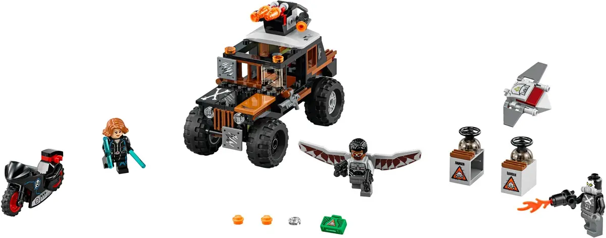LEGO Marvel Super Heroes 76050 Crossbones' Hazard Heist set