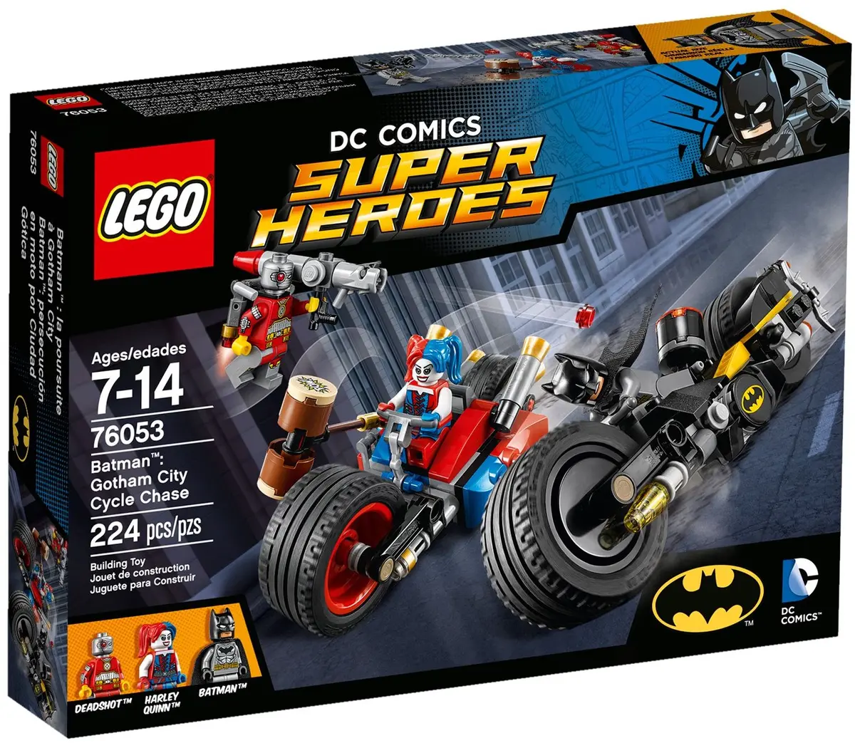 LEGO DC Comics Super Heroes 76053 Gotham City Cycle Chase set, image 2