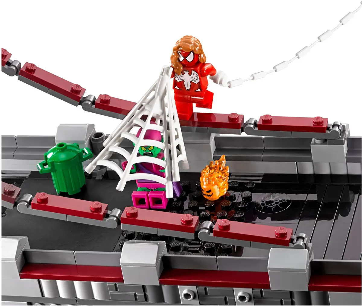 LEGO Marvel Super Heroes 76057 Spider-Man: Web Warriors Ultimate Bridge Battle set, image 12
