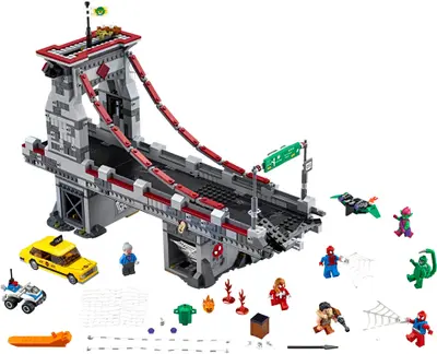 LEGO Marvel Super Heroes 76057 Spider-Man: Web Warriors Ultimate Bridge Battle set