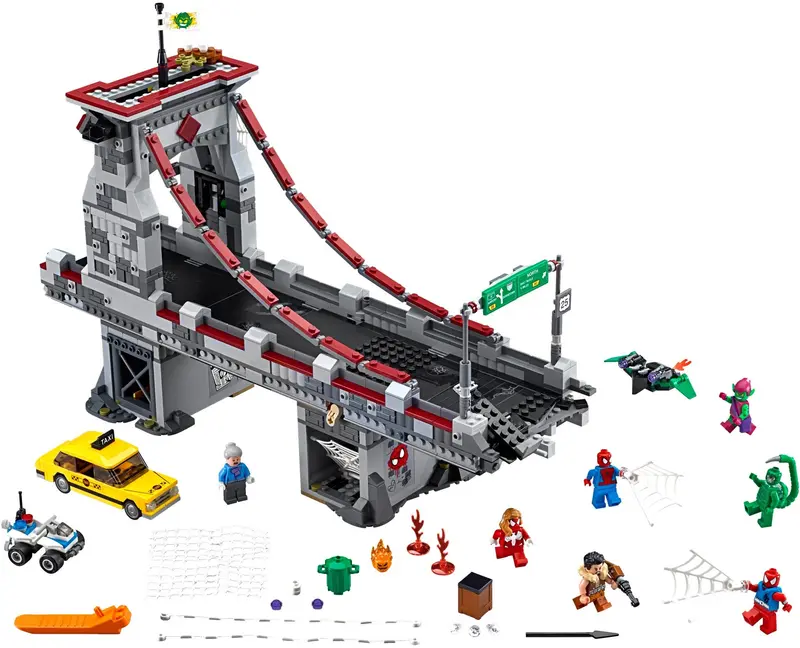 LEGO Marvel Super Heroes 76057 Spider-Man: Web Warriors Ultimate Bridge Battle set