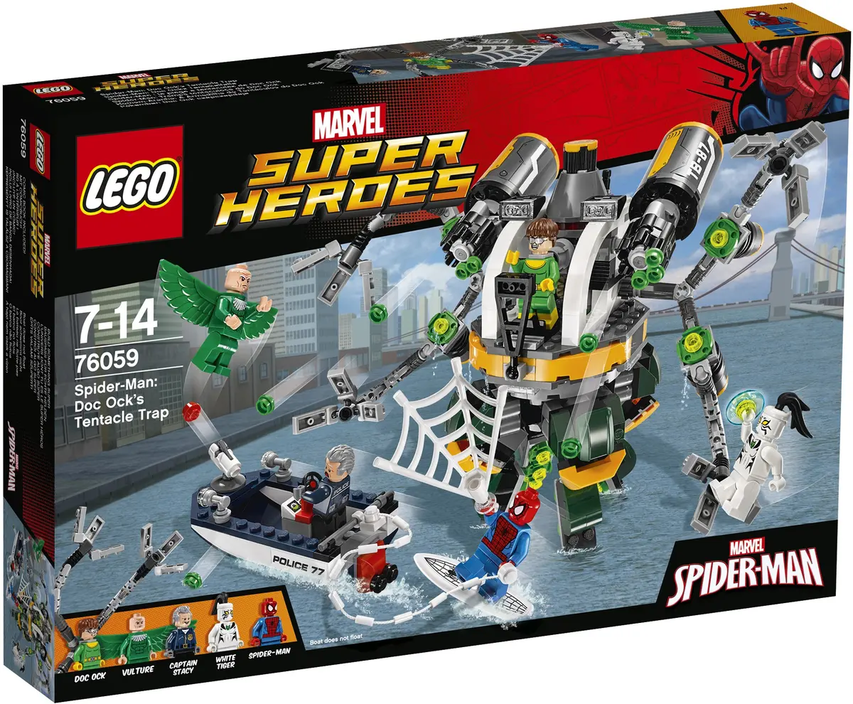 LEGO Marvel Super Heroes 76059 Spider-Man: Doc Ock's Tentacle Trap set, image 12
