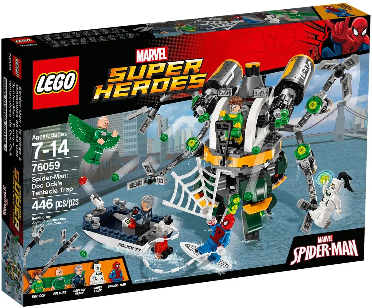 LEGO Marvel Super Heroes 76059 Spider-Man: Doc Ock's Tentacle Trap set, image 3