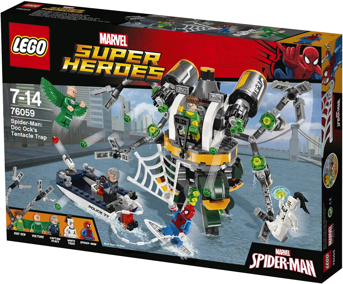 LEGO Marvel Super Heroes 76059 Spider-Man: Doc Ock's Tentacle Trap set, image 13