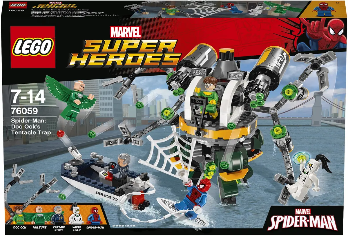 LEGO Marvel Super Heroes 76059 Spider-Man: Doc Ock's Tentacle Trap set, image 14