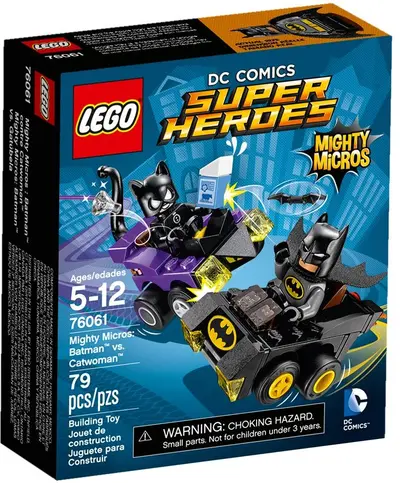LEGO DC Comics Super Heroes 76061 Mighty Micros: Batman vs. Catwoman set, image 2