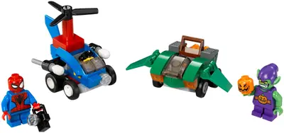 LEGO Marvel Super Heroes 76064 Mighty Micros: Spider-Man vs. Green Goblin set
