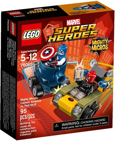 LEGO Marvel Super Heroes 76065 Mighty Micros: Captain America vs. Red Skull set, image 2