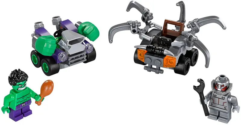 LEGO Marvel Super Heroes 76066 Mighty Micros: Hulk vs. Ultron set