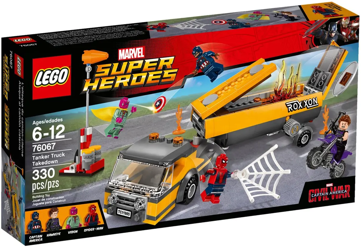LEGO Marvel Super Heroes 76067 Tanker Truck Takedown set, image 2