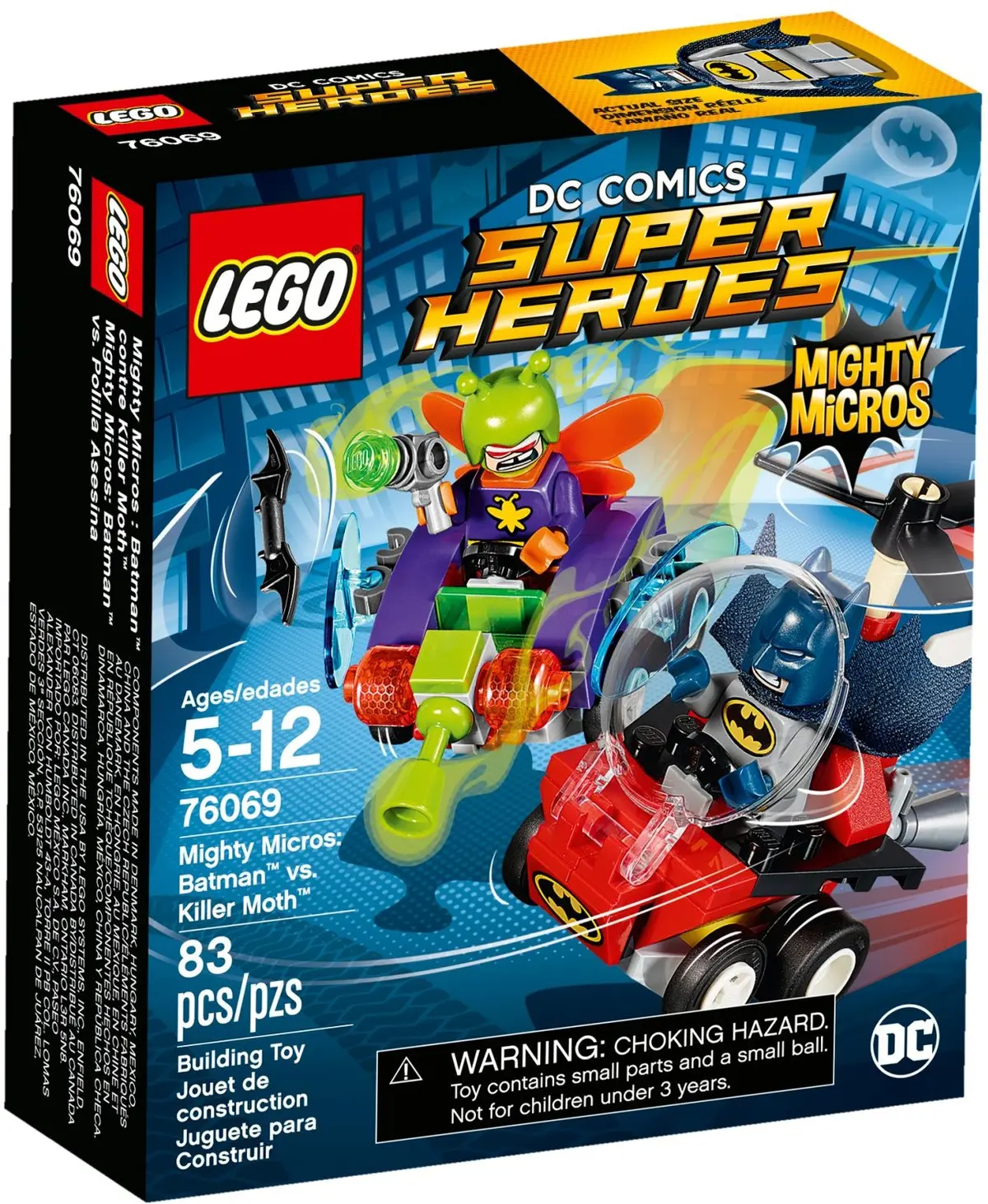 LEGO DC Comics Super Heroes 76069 Mighty Micros: Batman vs. Killer Moth set, image 2