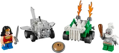 LEGO DC Comics Super Heroes 76070 Mighty Micros: Wonder Woman vs. Doomsday set