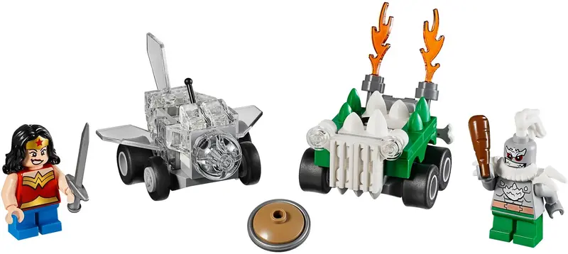 LEGO DC Comics Super Heroes 76070 Mighty Micros: Wonder Woman vs. Doomsday set