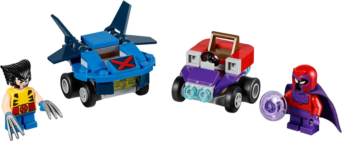 LEGO Marvel Super Heroes 76073 Mighty Micros: Wolverine vs. Magneto set