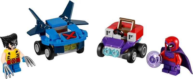LEGO Marvel Super Heroes 76073 Mighty Micros: Wolverine vs. Magneto set