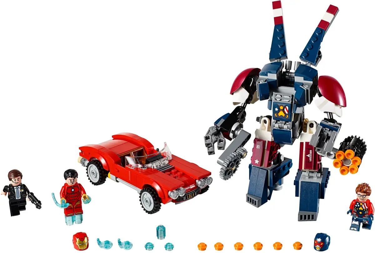 LEGO Marvel Super Heroes 76077 Iron Man: Detroit Steel Strikes set