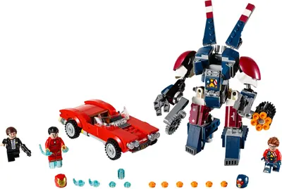 LEGO Marvel Super Heroes 76077 Iron Man: Detroit Steel Strikes set