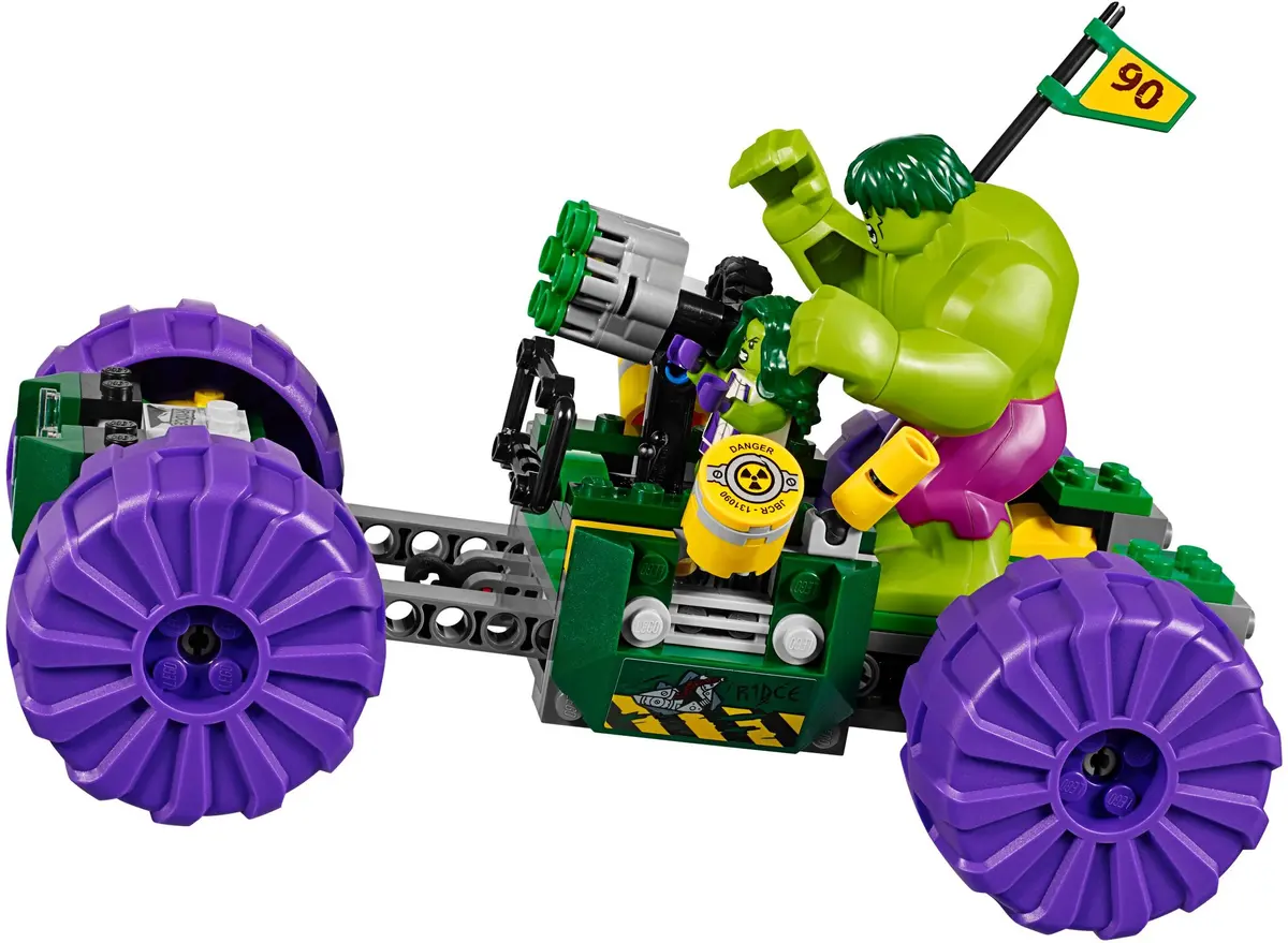 LEGO Marvel Super Heroes 76078 Hulk vs. Red Hulk set, image 5