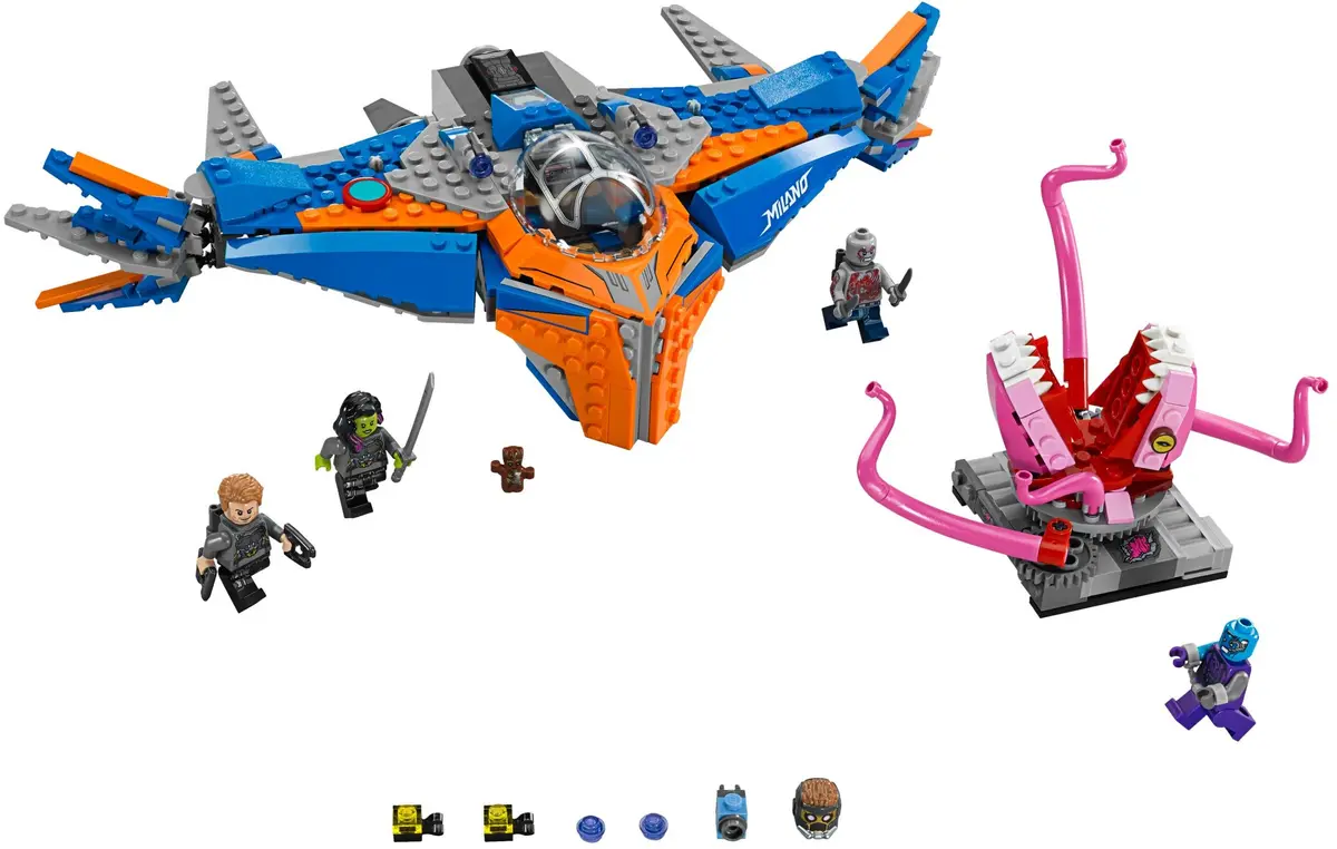 LEGO Marvel Super Heroes 76081 The Milano vs. The Abilisk set