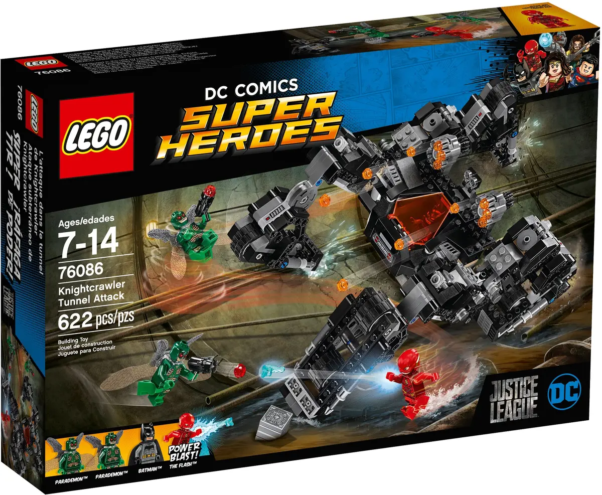 LEGO DC Comics Super Heroes 76086 Knightcrawler Tunnel Attack set, image 2