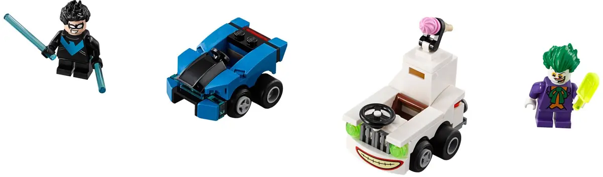 LEGO DC Comics Super Heroes 76093 Mighty Micros: Nightwing vs. The Joker set
