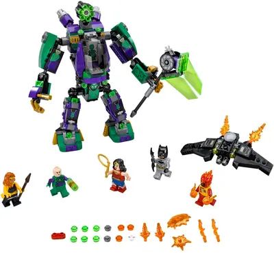 LEGO DC Comics Super Heroes 76097 Lex Luthor Mech Takedown set