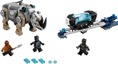 LEGO Marvel Super Heroes 76099 Rhino Face-Off by the Mine set