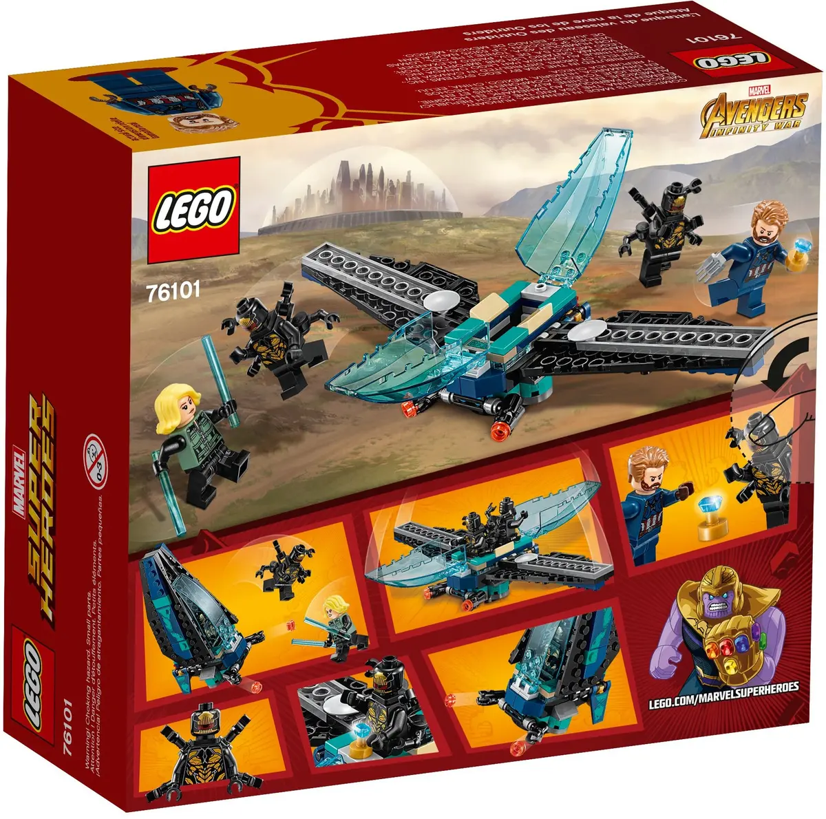 LEGO Marvel Super Heroes 76101 Outrider Dropship Attack set, image 6