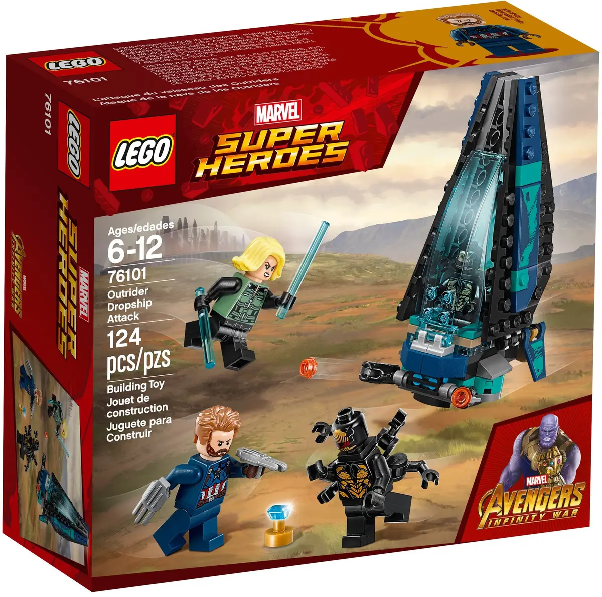 LEGO Marvel Super Heroes 76101 Outrider Dropship Attack set, image 2