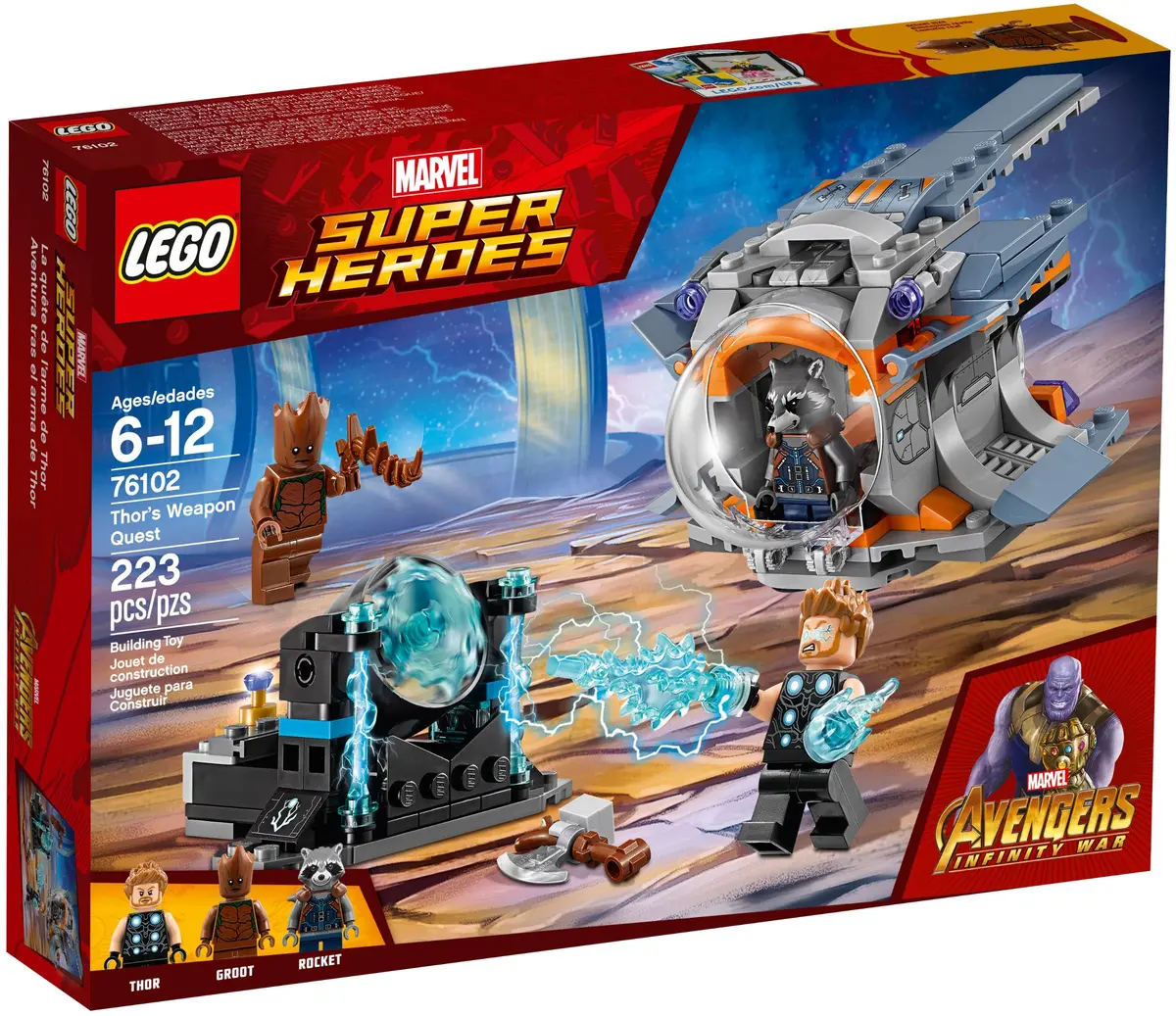 LEGO Marvel Super Heroes 76102 Thor's Weapon Quest set, image 2